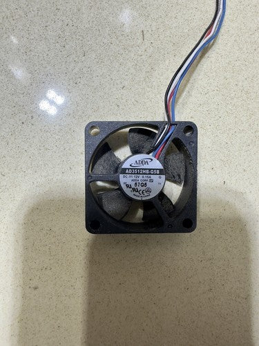 ADDA AD3512HB-G5B 12V 0.15A 3512 3.5CM 4-pin double ball temperature control fan