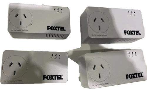 NP511 Netcomm Powerline Adapters Upto 500mbps  paired Set Of 4