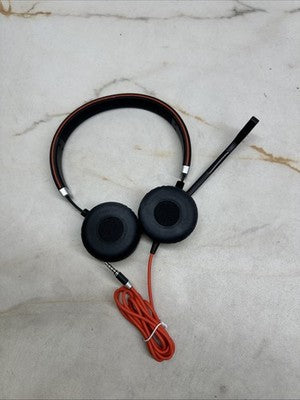 Jabra Evolve 40 Stereo Headset Corded Over Ear HSC017 earphones