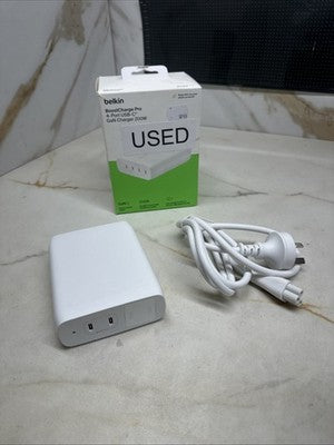 Belkin 4-Port USB-C Desk Charger 200W White Only 2 Ports Working
