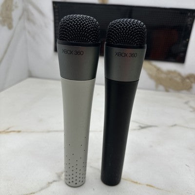 2x Genuine OEM Microsoft Xbox 360 Microphone Mic Wireless Model - 1380