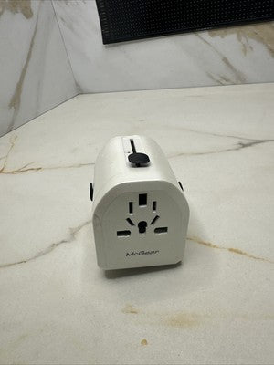 Mcgear PD155 TYPE-C + 4 USB Multi-Nation World Travel Adapter - White
