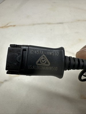 Plantronics Poly DA80 USB Audio With HW510 dual Headphones