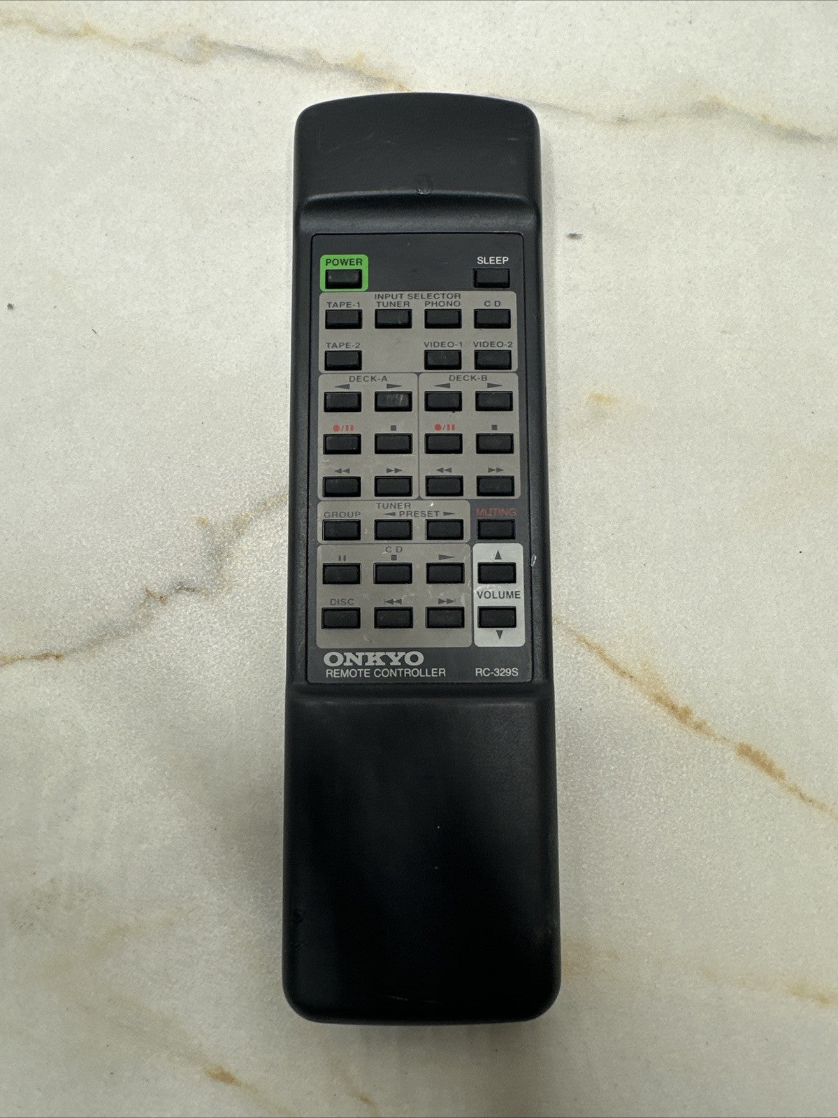 ONKYO RC329S Remote Control No Back Cover