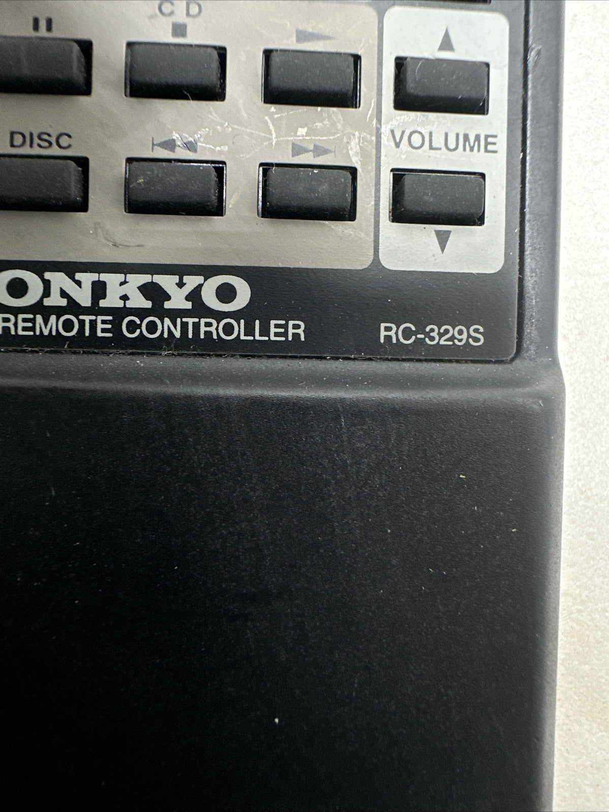 ONKYO RC329S Remote Control No Back Cover